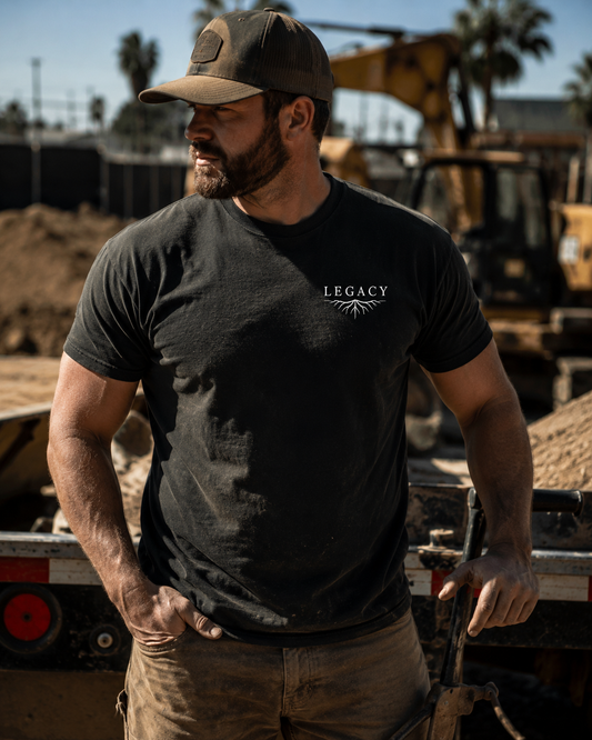Steel Toes. Strong Will. Premium Graphic Work Shirt