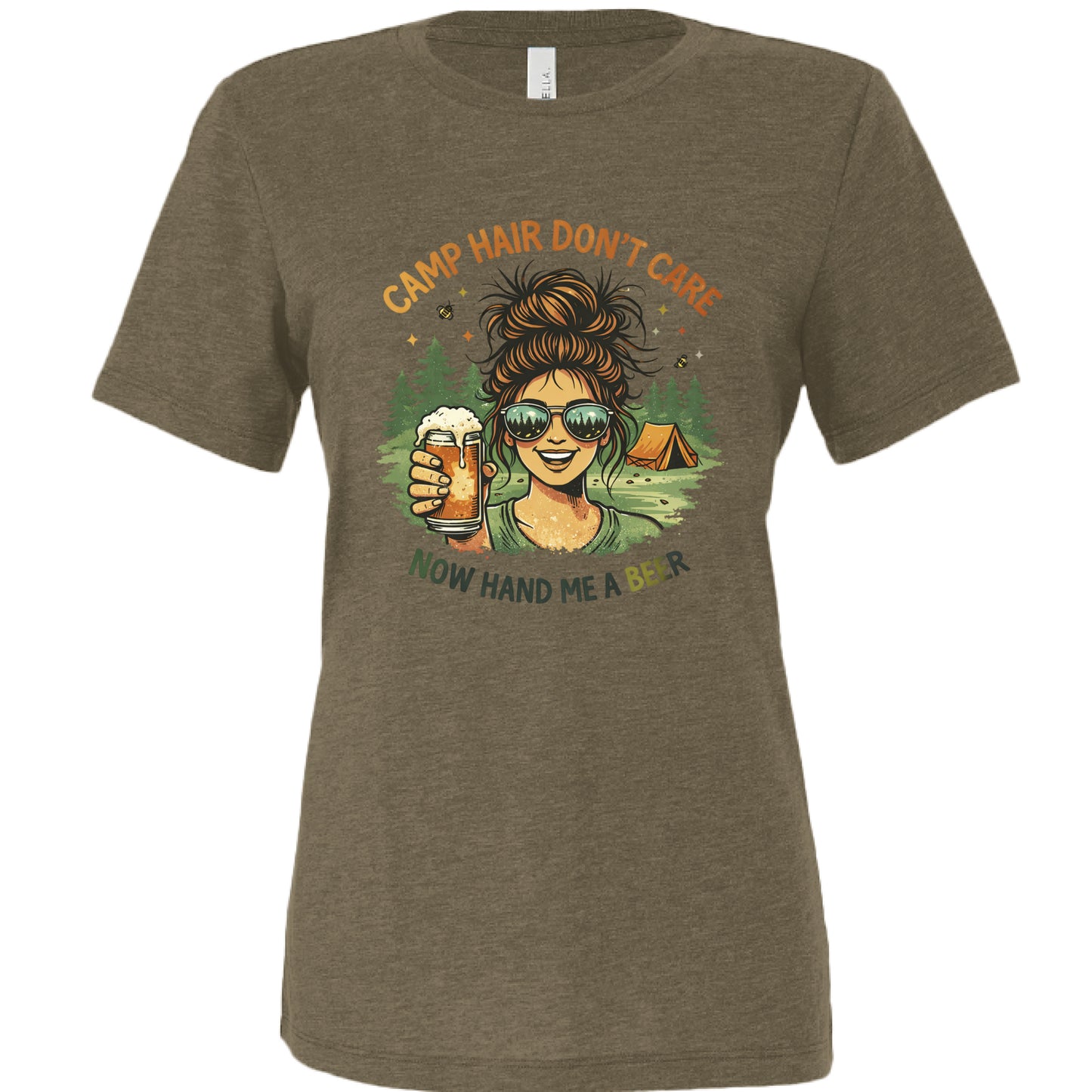 OLIVE TRIBLEND - FRONT