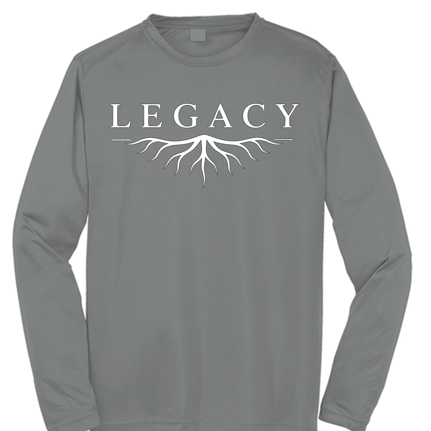 Iron Grey Heather - ST350LS - FRONT