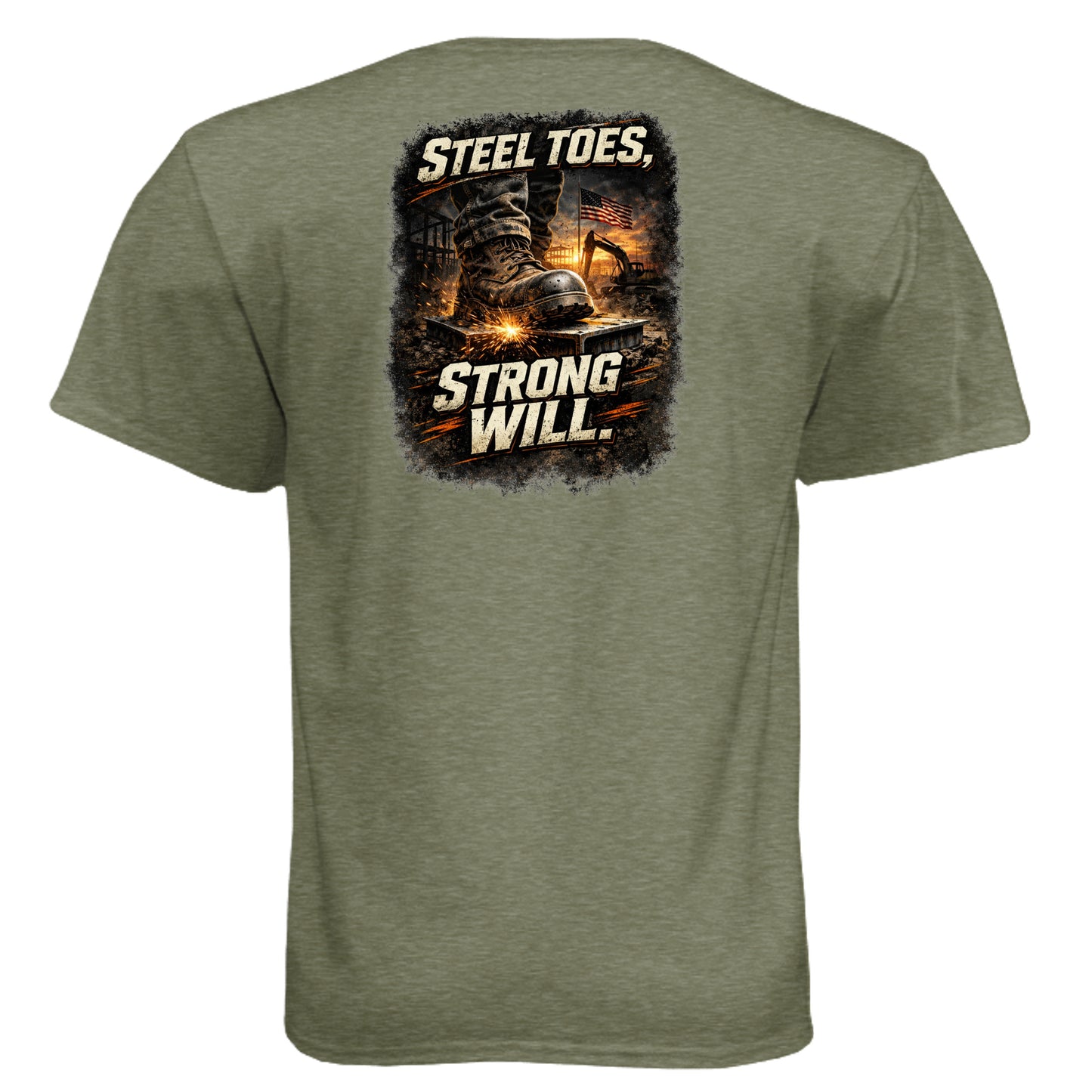 MILITARY GREEN - 6010 - BACK